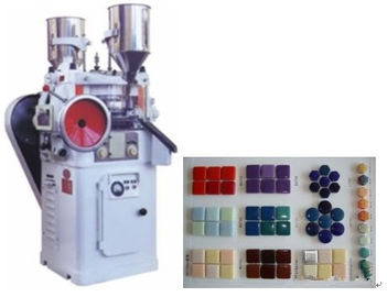 Glasmosaik-Presse-Maschine, doppelte Drehtabletten-Kompressions-Maschine