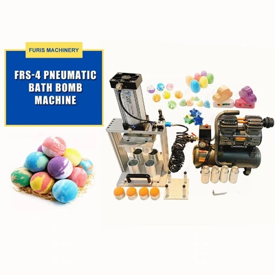 Hot Sale Pneumatische Handwerk kleine Einzel vier Form Bad Fizzer Badebomben Druck machen Formmaschine
